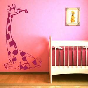 KIDS ROOM GIRAFFE wall sticker art decal graphic cartoon animal 