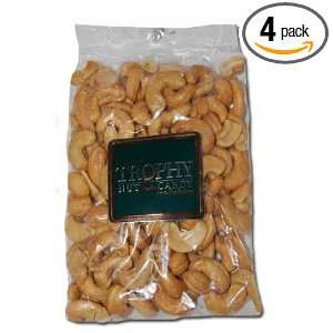 Trophy Nut Giant Cashews, 12 Ounce Bags (Pack of 4)  