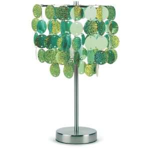  Three Cheers Lime Paillette Table Lamp