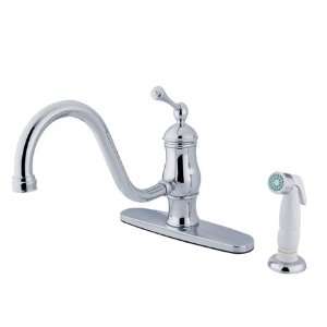 Princeton Brass PKS1571BL single handle kitchen faucet with plastic 