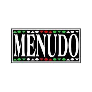  Menudo Backlit Sign 15 x 30