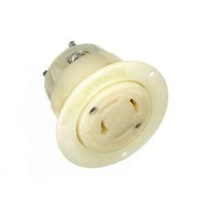  Leviton 7409 C 20 Amp, 120/208 Volt 3PY, Flanged Outlet 