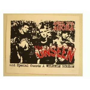    The Unseen Silkscreen Poster Cool Band Shot 