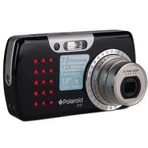  Polaroid t737 7.0MP 3x Opt/4x Digital Zoom Camera (Black 