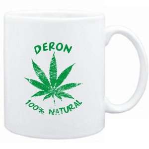  Mug White  Deron 100% Natural  Male Names Sports 