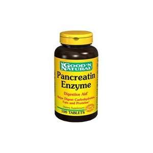Pancreatin Enzyme   Helps Digest Carbohydrates, Fats and Proteins, 100 