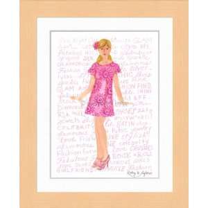  glam gal in pink 8.75x10.75 Baby