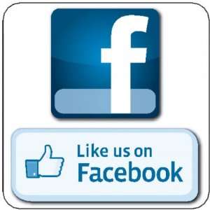  Facebook Window Decal Cling   5x 5