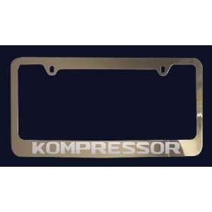 Mercedes Benz Kompressor License Plate Frame (Zinc Metal 
