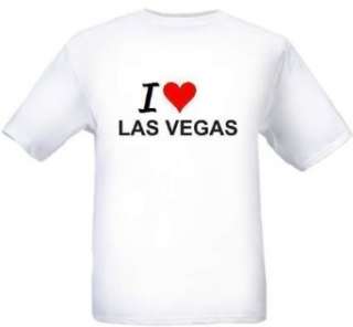  I LOVE LAS VEGAS   City series   White T shirt Clothing