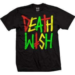   Shirt Deathstack Multi Rasta [Medium] Black/Rasta