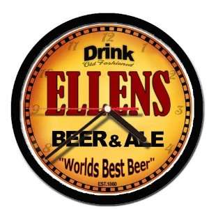  ELLENS beer and ale cerveza wall clock 