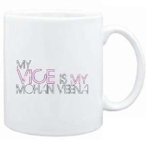   Mug White  my vice is my Mohan Veena  Instruments