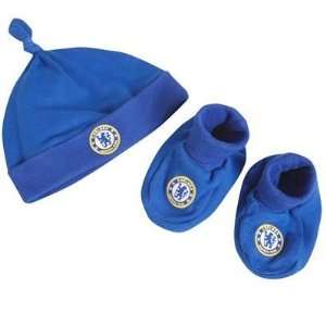  Chelsea FC. Hat and Booties Set 0/3 months Sports 