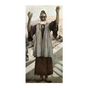  Habakkuk by James jacques Tissot. Size 14.16 inches width 