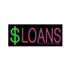  $ Loans Neon Sign 13 x 32