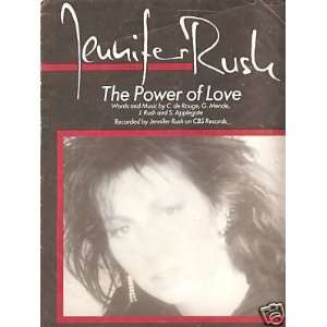  Sheet Music Jennifer Rush The power Of Love 102 