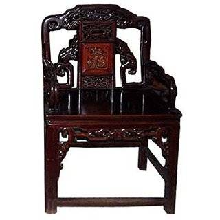 Chinese Heavy Carved Chair