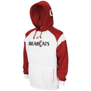  adidas Cincinnati Bearcats White Helmet Hoody Sweatshirt 