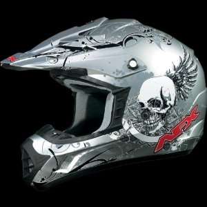   Style Skull, Color Silver, Size Segment Youth 0111 0673 Automotive