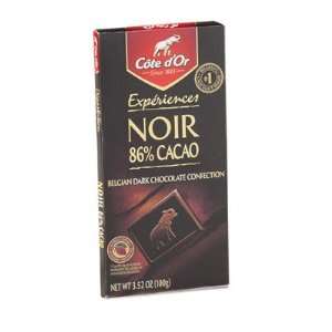 COTE DOR 86% Brut Dark Chocolate Bar 10 Count