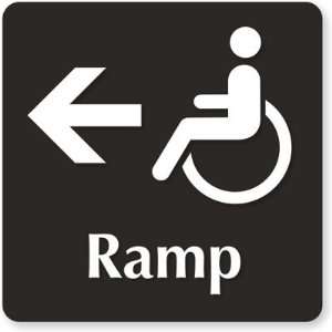  Ramp (with Accessible Pictogram & Left arrow) TactileTouch 