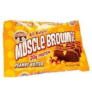 Lenny & Larrys  Muscle Building Protein Brownie, Peanut 
