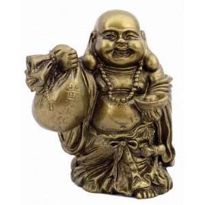  Laughing Golden Traveling Buddha 