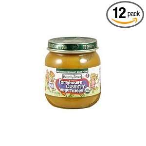 Healthy Times Organic Baby Food, Farmhouse Country Vegetables, 4 Ounce 