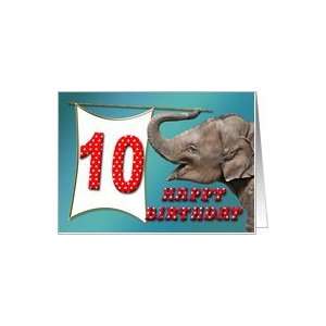  Baby Elephant card for a 10 year old Card Toys & Games