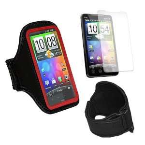   Armband Case with Clear Screen Protector for HTC EVO 4G Android Phone