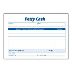  TOPS 3008 Received Of Petty Cash Slips, 5 X 3 1/2, 50 