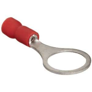 Morris Products 10022 Ring Terminal, Vinyl Insulated, Red, 22 16 Wire 