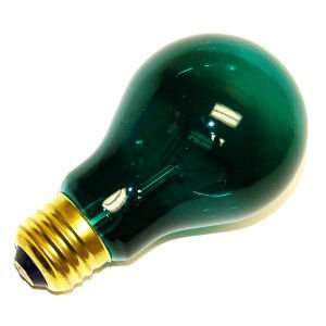 General 10025   100A19/TG 130V Standard Transparent Colored Light Bulb