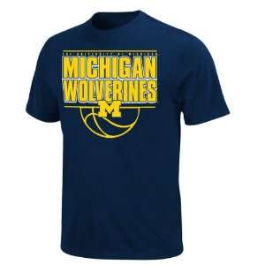   Michigan Wolverines Navy Comfortable Lead T Shirt