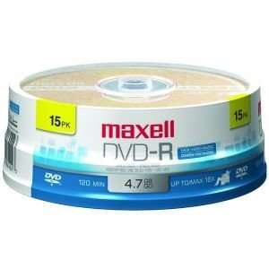  MAXELL 638006 4.7 GB DVD RS (15 CT SPINDLE) Electronics