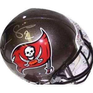  Chris Simms Signed Helmet   (Bucs