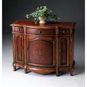  Butler Specialty 1684176 Console Cabinet   Cherry and Red 