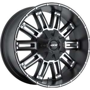 17x9 MKW M80 (Satin Black w/ Machined Face) Wheels/Rims 5x114.3 (M80 