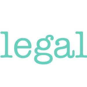  legal Giant Word Wall Sticker