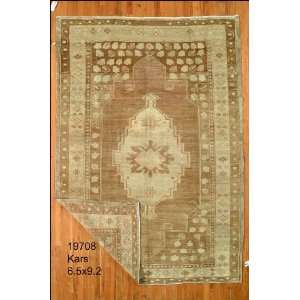  6x9 Hand Knotted Kars Turkey Rug   65x92