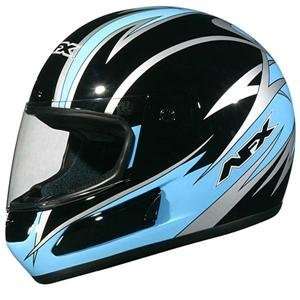  AFX FX 10 Big Head Helmet   X Small/Ice Blue Multi 