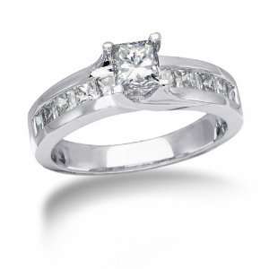  West End,14K White Gold Diamond Bridal Engagement Ring, 1 