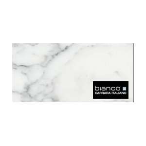   (Carrera) Bianco Polished 12x24 Subway Marble Tile