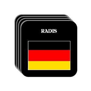  Germany   RADIS Set of 4 Mini Mousepad Coasters 