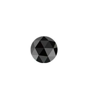 33 Cts 9.20x9.13x4.75 mm AAA Round Rose Cut ( 1 pc ) Loose Black 