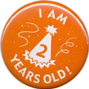  2 year old birthday badge