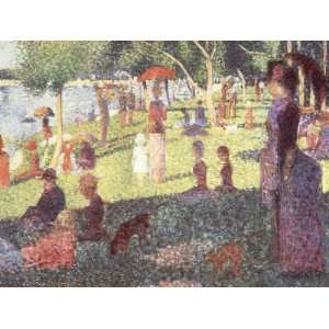 FRAMED oil paintings   Georges Pierre Seurat   24 x 18 inches   Sunday 