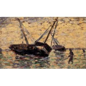  Hand Made Oil Reproduction   Georges Pierre Seurat   32 x 
