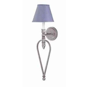  Nuvo 60/1472 Coventry 1 Light Classic Pewter Vanity & Wall 